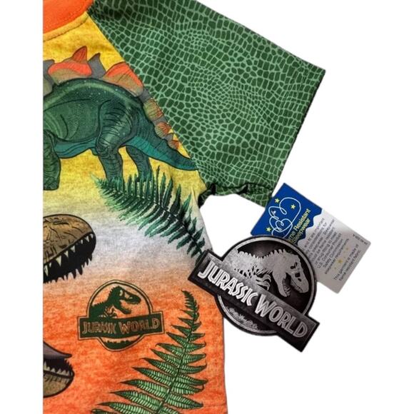 Jurassic World toddlers Size 2T  pajamas Dinosaur 2 pcs Jurassic Park Pajama new - Picture 4 of 8